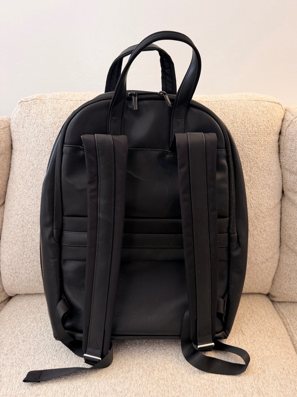 Black Corkcicle Commuter Backpack- Vegan Leather - Picture 2 of 4